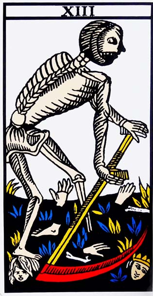 carte tarot, 13 - L'Arcane sans nom